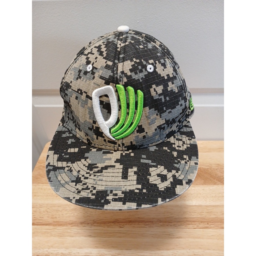 Prospect Wire Baseball Fitted Hat The Game Pro Headwear Camo Series GP350 Cap